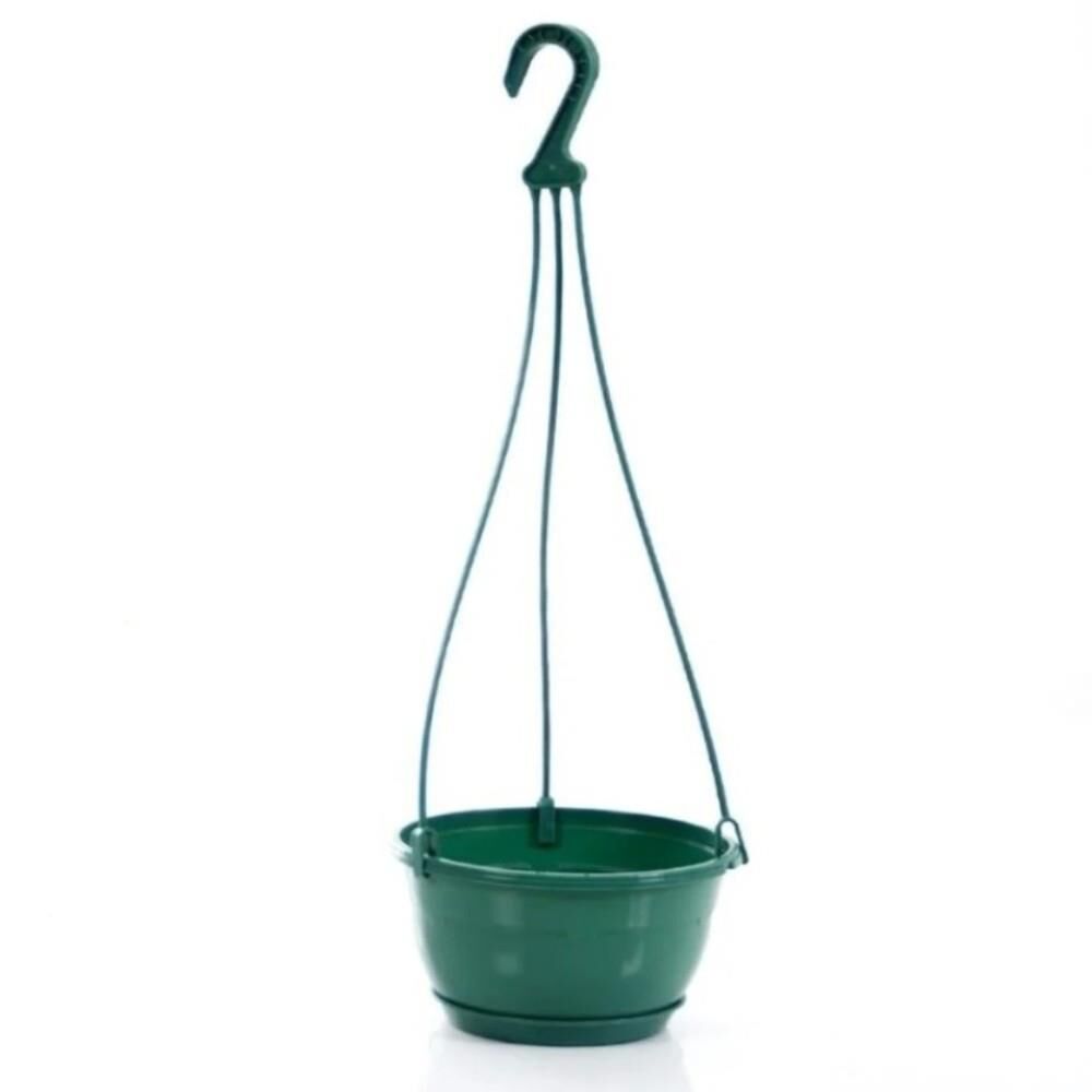 Omnipazar SO-SM02 Safir Makrome Askılı Balkon Saksı Takımı 3.4 litre No 2 Yeşil
