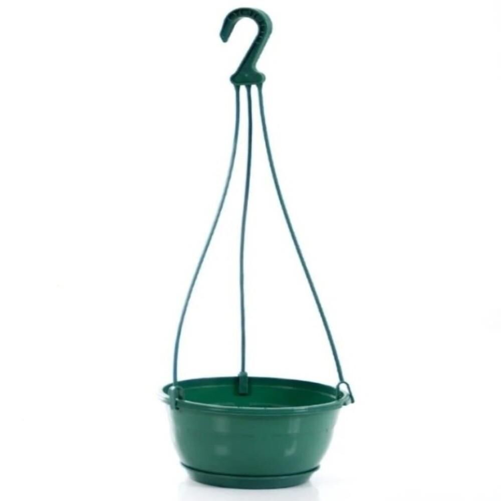 Omnipazar SO-SM03 Safir Makrome Askılı Balkon Saksı Takımı 6 litre No 3 Yeşil
