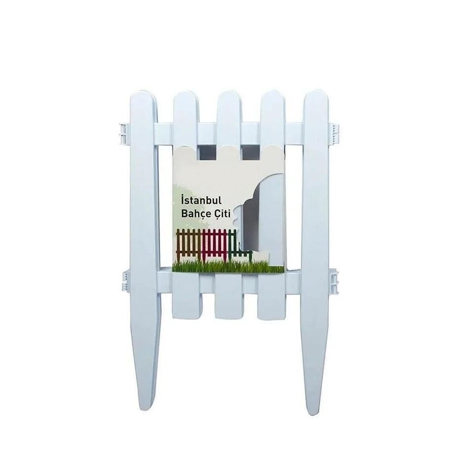 Omnipazar SO-IBC2 Eko İstanbul Bahçe Çiti 4'lü Set 40x59 cm Beyaz
