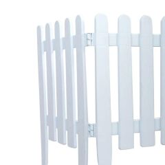 Omnipazar SO-IBC2 Eko İstanbul Bahçe Çiti 4'lü Set 40x59 cm Beyaz