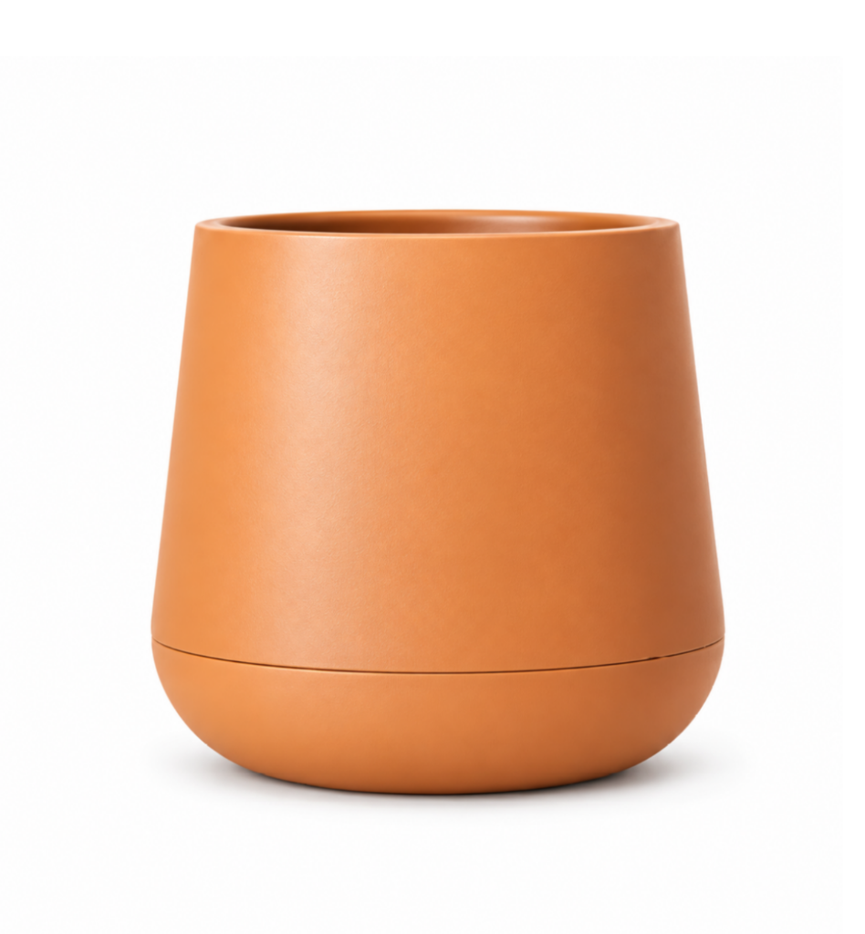 Omnipazar SO-ATL04 Atlas Dekoratif Plastik Modern Saksı 7 LT No: 4 Turuncu
