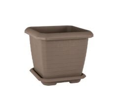 Omnipazar SO-HK03 Hisar Kare Tabaklı Saksı 25.5 litre No 3