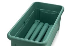 Omnipazar SO-ABS3 Fanuslu Ayaklı Bahçe Yetiştirme Saksı 60 lt Yeşil 3 Adet