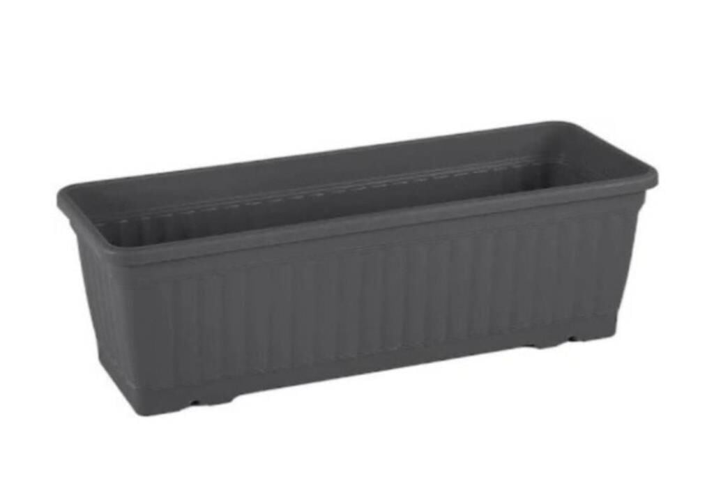 Omnipazar SO-KMB3 Kemer Balkon Saksı 15 Litre No 3 Antrasit (116)