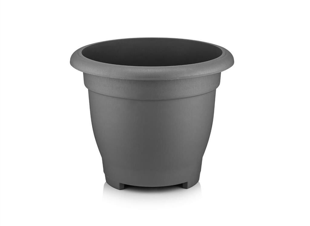Omnipazar SO-VHS8 Dekoratif Vaha Saksı İç ve Dış Mekan 54 Litre No 8 Antrasit (116)