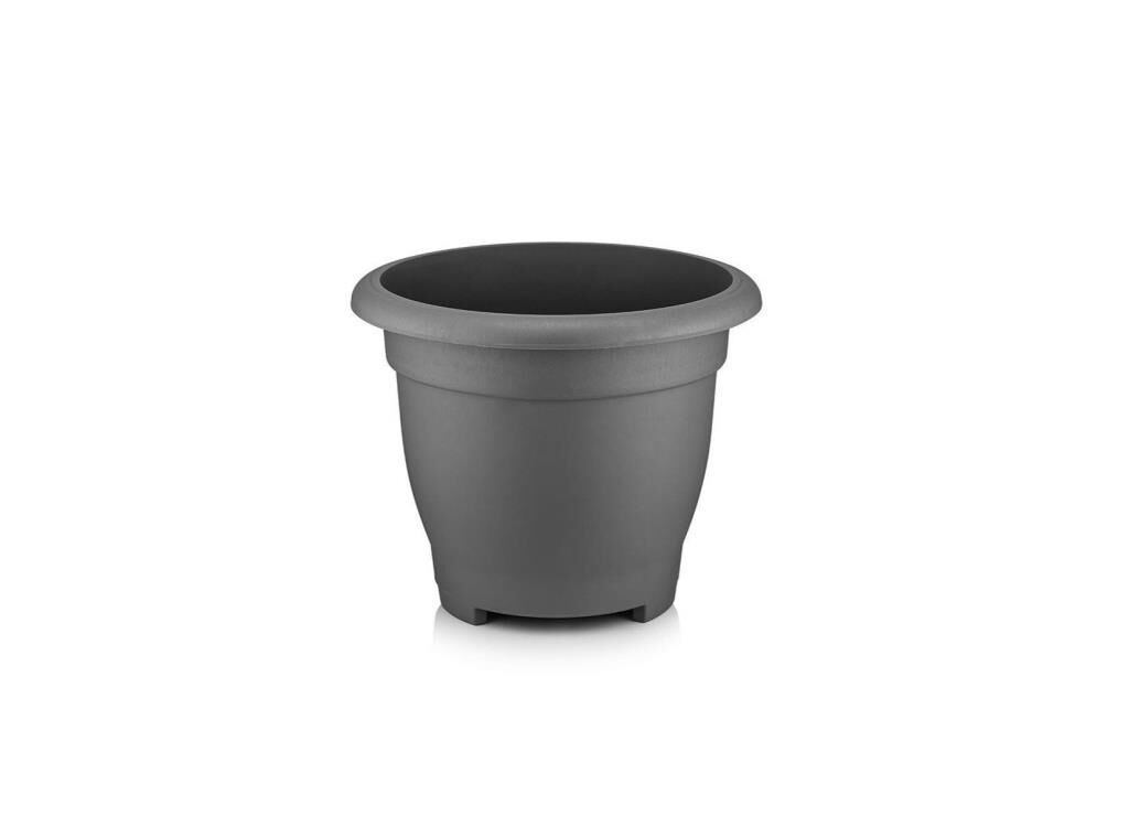 Omnipazar SO-VHS4 Dekoratif Vaha Saksı İç ve Dış Mekan 7.7 Litre No 4 Antrasit (116)