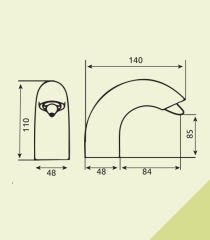 Omnipazar Genesit GS50F Fotoselli Ankastre Köpük Verici Krom Kaplama 1500 ml