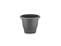 Omnipazar SO-VHS3 Dekoratif Vaha Saksı İç ve Dış Mekan 3.9 Litre No 3 Antrasit (116)