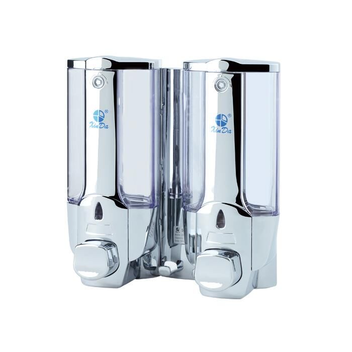 Omnipazar Xinda ZYQ138SK Sıvı Sabun ve Şampuan Dispenseri 2' li Krom 2x380 ml