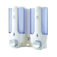 Omnipazar Xinda ZYQ138SB Sıvı Sabun ve Şampuan Dispenseri 2'li Beyaz 2x380 ml