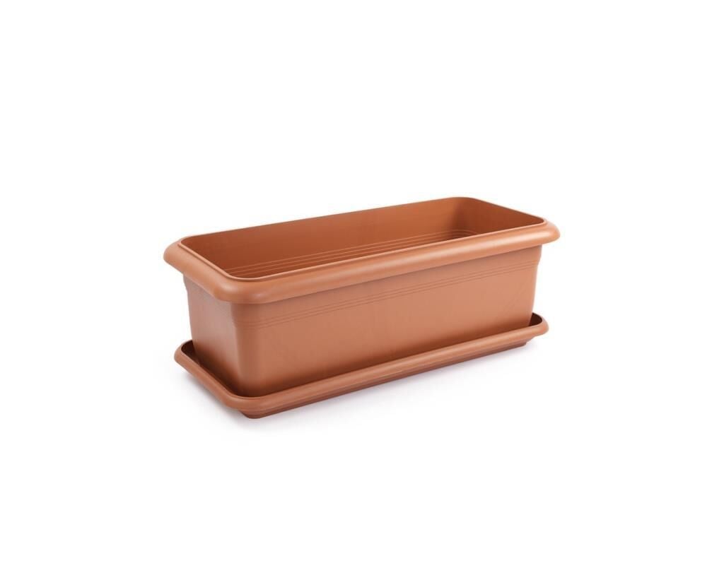 Omnipazar SO-V691 Tabaklı Villa Bahçe Saksı Takımı 39 Litre No 1 Kiremit (108)