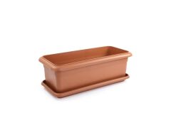 Omnipazar SO-V691 Tabaklı Villa Bahçe Saksı Takımı 39 Litre No 1 Kiremit (108)