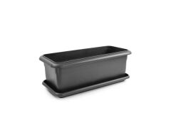 Omnipazar SO-V691 Tabaklı Villa Bahçe Saksı Takımı 39 Litre No 1 Antrasit (116)