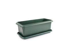 Omnipazar SO-V691 Tabaklı Villa Bahçe Saksı Takımı 39 Litre No 1 YEŞİL