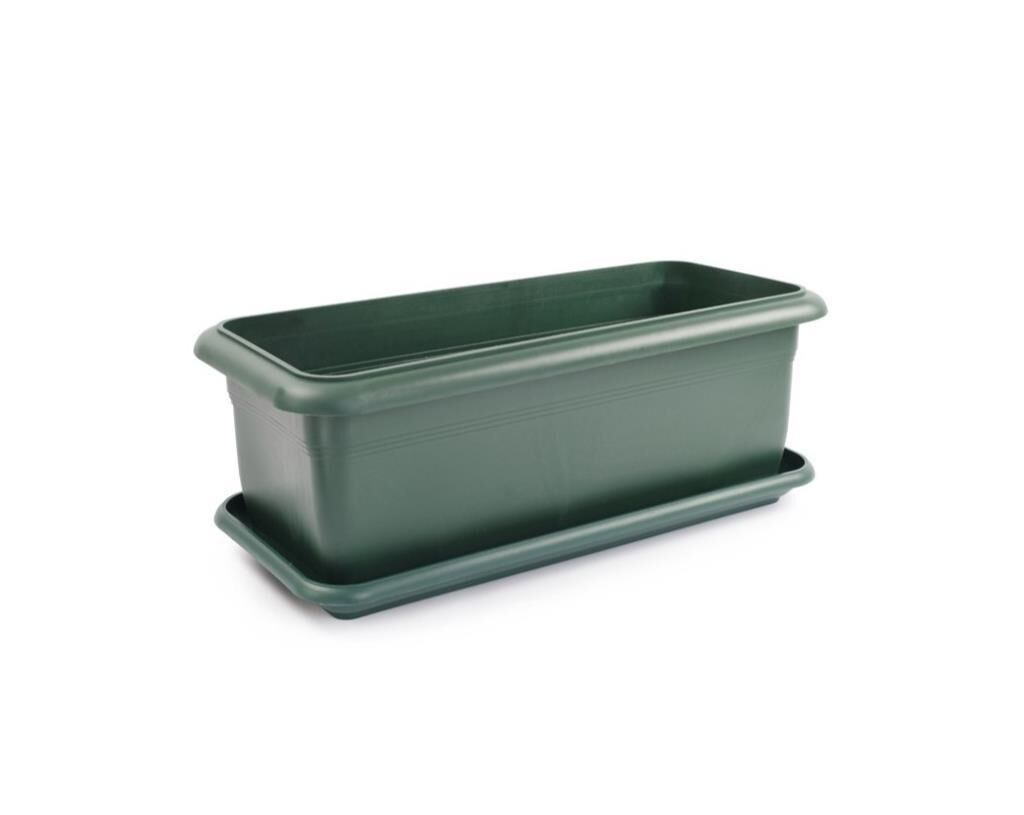 Omnipazar SO-V692 Tabaklı Villa Bahçe Saksı Takımı 62 Litre No 2 YEŞİL