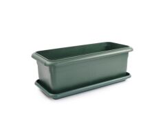 Omnipazar SO-V692 Tabaklı Villa Bahçe Saksı Takımı 62 Litre No 2 YEŞİL