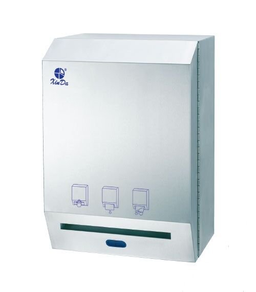 Omnipazar Xinda CZQ20K Paslanmaz Çelik Sensörlü Kağıt Havlu Dispenseri