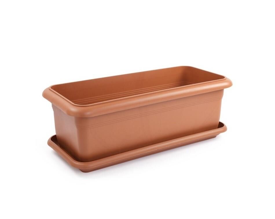 Omnipazar SO-V693 Tabaklı Villa Bahçe Saksı Takımı 95 Litre No 3 Kiremit (108)