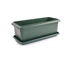 Omnipazar SO-V693 Tabaklı Villa Bahçe Saksı Takımı 95 Litre No 3 YEŞİL