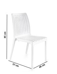 Omnipazar SY-2523 Rattan Bahçe Sandalye 4'lü Set