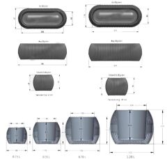 Omnipazar KRS Mercan Dekoratif Sukulent Kaktüs Plastik Saksı Takımı 6'lı Set Kahverengi