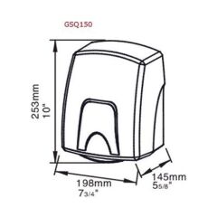 Omnipazar Xinda GSQ150 El Kurutma Makinesi Sensörlü ABS Gövdeli 1500W