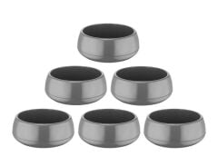 Omnipazar SO-EAS3 Elvan Arajman Sukulent Kaktüs Saksı 4.8 lt Antrasit 6 Adet