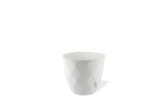 Omnipazar KRS-450 Yakamoz Tabaklı Plastik Saksı Takımı 0.3 Litre No 0 Beyaz
