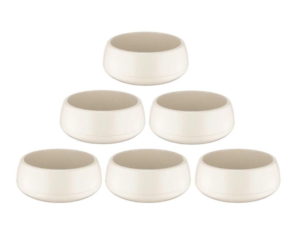 Omnipazar SO-EAS3 Elvan Arajman Sukulent Kaktüs Saksı 4.8 lt Kirli Beyaz 6 Adet