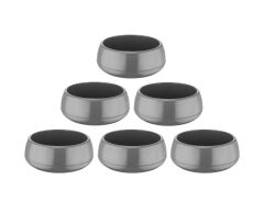 Omnipazar SO-EAS2 Elvan Arajman Sukulent Kaktüs Saksı 2 lt Antrasit 6 Adet