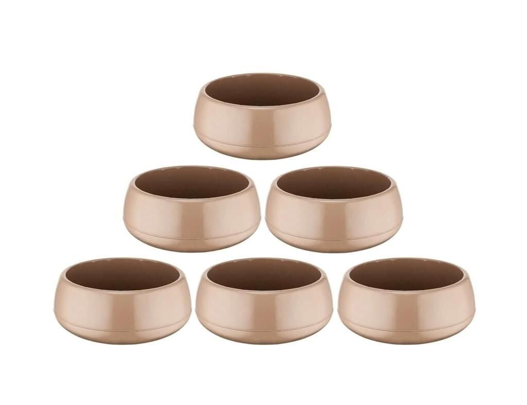 Omnipazar SO-EAS2 Elvan Arajman Sukulent Kaktüs Saksı 2 lt Mocha 6 Adet