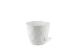 Omnipazar KRS-456 Yakamoz Tabaklı Plastik Saksı Takımı 15 Litre No 6 Beyaz