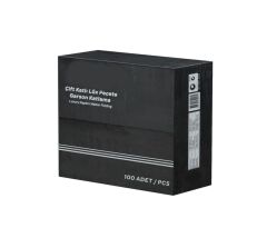 Omnipazar Only 33x33 cm 1/8 Garson Katlı Servis Peçetesi 100 Adet Siyah