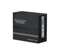 Omnipazar Only 33x33 cm 1/8 Garson Katlı Servis Peçetesi 100 Adet Siyah