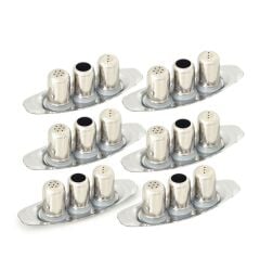 Omnisoft Küçük Boy Gondol Tuzluk Takımı Paslanmaz Çelik 6 Adet