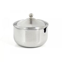 Omnisoft Tezel Paslanmaz Çelik Kapaklı Baharatlık Biberlik 6 Adet