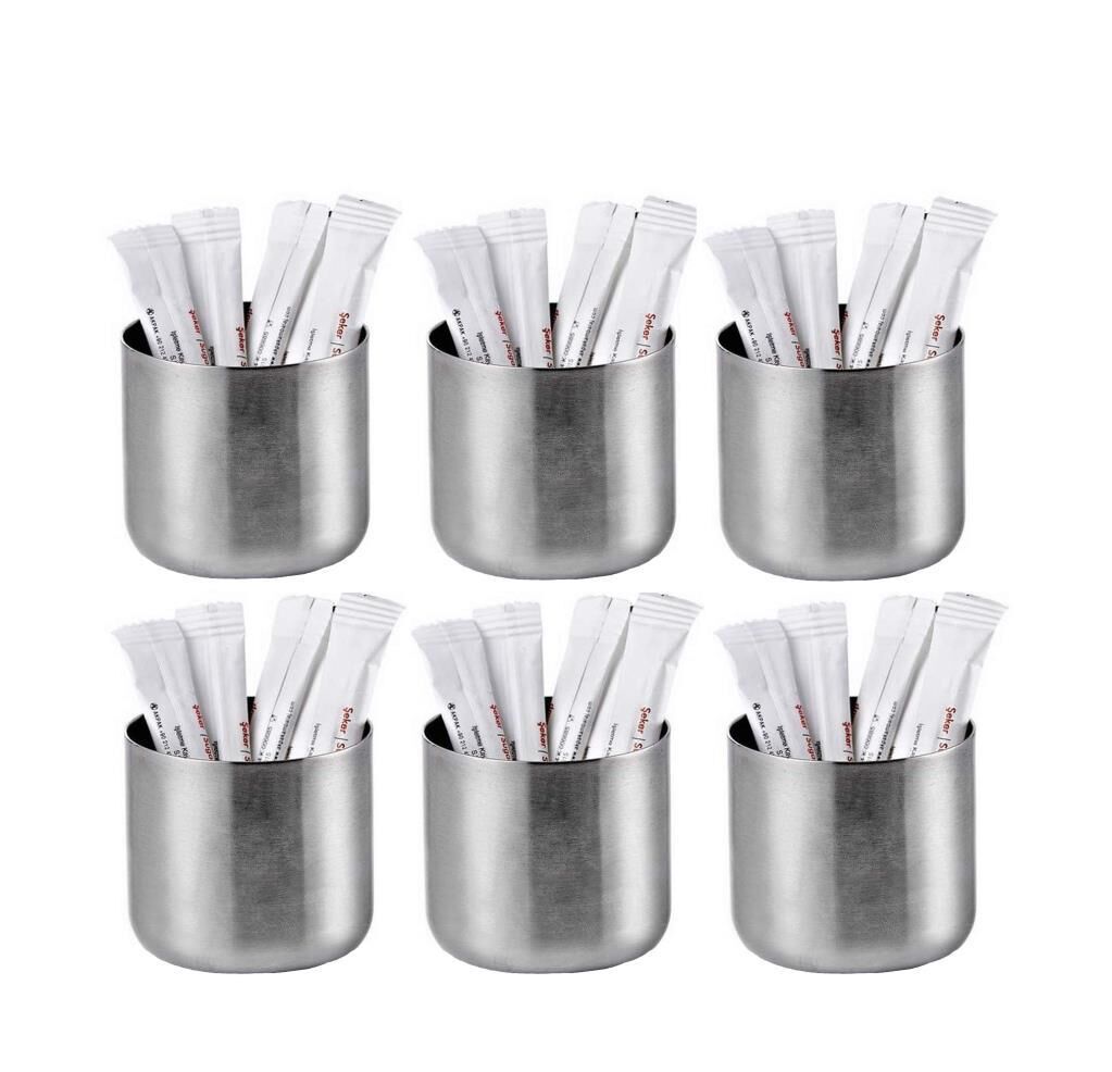 Omnisoft Büyük Boy Stick Çubuk Şekerlik 430 Paslanmaz Çelik 6 Adet