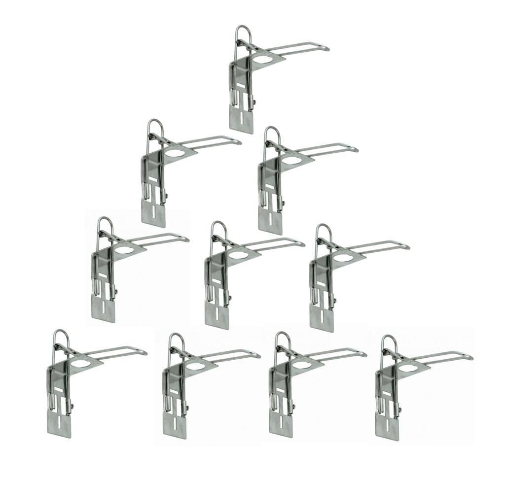 Omniwash Krom Dirsek Basmalı Dezenfektan Duvar Askı Aparatı 10 Adet