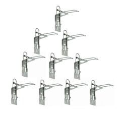 Omniwash Krom Dirsek Basmalı Dezenfektan Duvar Askı Aparatı 10 Adet