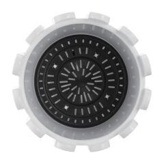 Omnipazar SO-İS03 İstanbul Dekoratif Yuvarlak Saksı 6,6 lt Kirli Beyaz 6 Adet