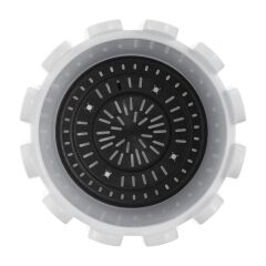 Omnipazar SO-İS04 İstanbul Dekoratif Yuvarlak Saksı 14,1 lt Kirli Beyaz 6 Adet