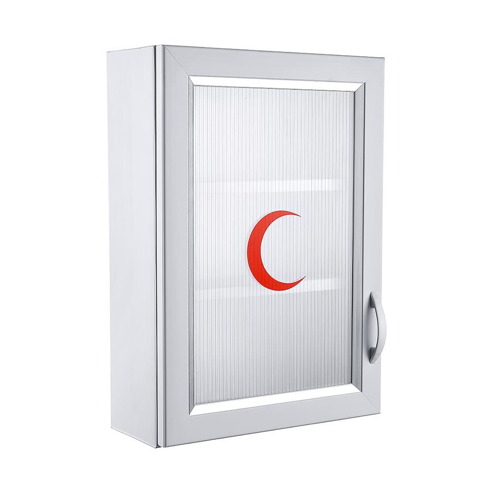 Omnipazar CLK-159 PVC İlk Yardım Ecza Dolabı 3 Raflı Kapaklı Beyaz