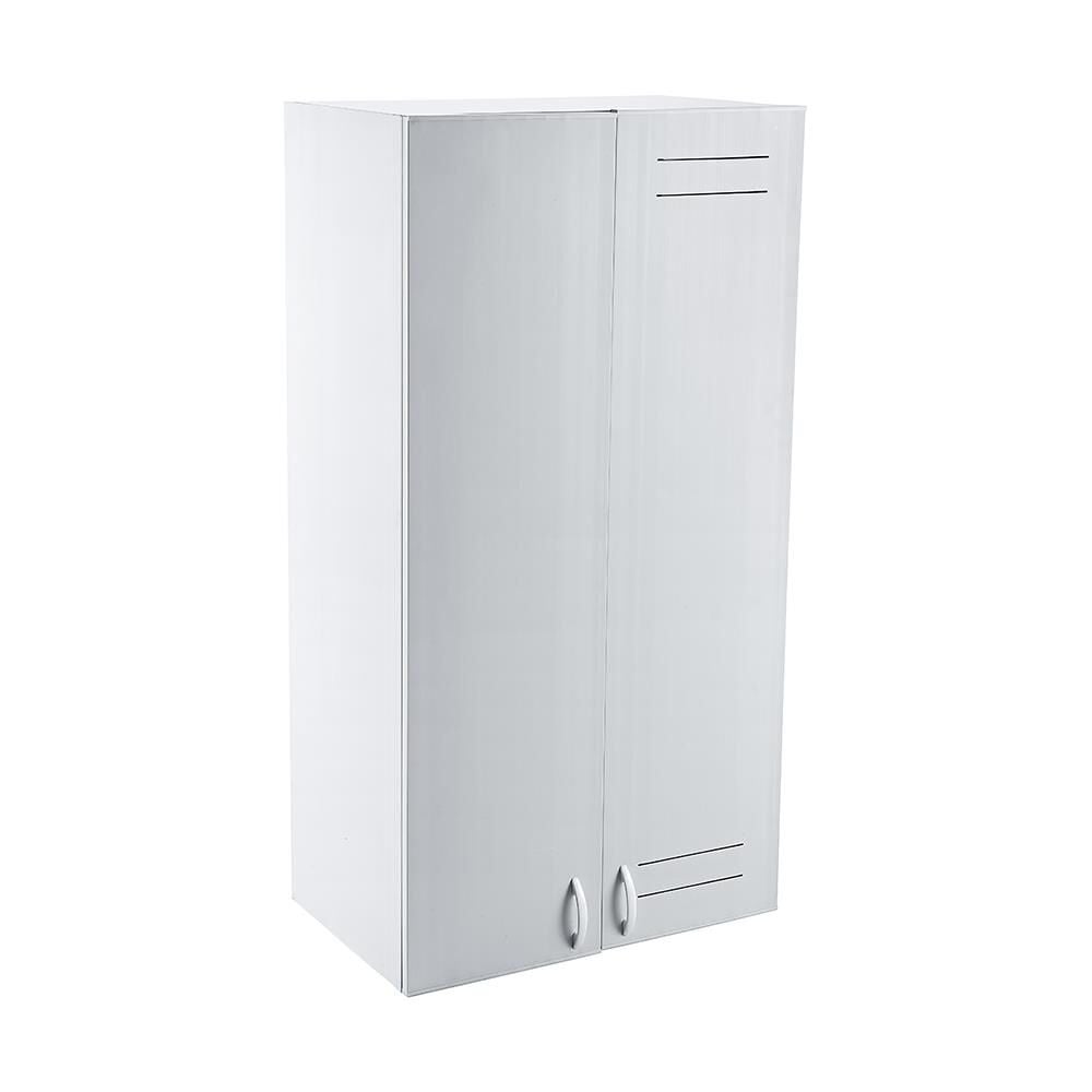 Omnipazar CLK-629 Plastik Kombi Kabini Dolabı 2 Kapaklı Beyaz