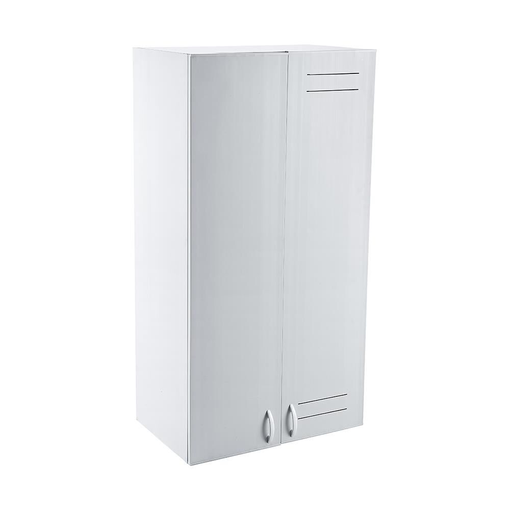 Omnipazar CLK-629 Plastik Kombi Kabini Dolabı 2 Kapaklı Beyaz