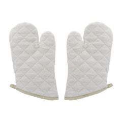 Omnisoft Küçük Boy Beyaz Yanmaz Fırın Eldiveni 1 Çift