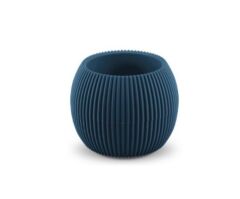 Omnipazar KRS-363 Dekoratif Plastik Mercan Saksı 0.7 Litre No 3 Gece Mavisi