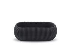 Omnipazar KRS-371 Dekoratif Plastik Mercan Uzun Saksı 0.55 Litre No 1