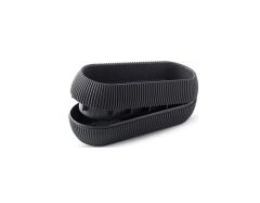 Omnipazar KRS-371 Dekoratif Plastik Mercan Uzun Saksı 0.55 Litre No 1