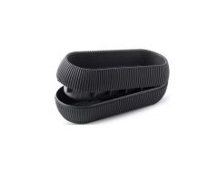 Omnipazar KRS-372 Dekoratif Plastik Mercan Uzun Saksı 1.3 Litre No 2 Antrasit (116)