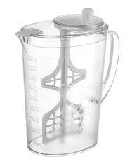 Omnipazar SY-4572 Plastik Aqua Mix Karıştırıcılı Sürahi 2.5 lt Şeffaf